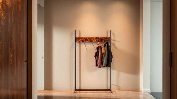 Les meilleurs porte-manteaux en métal laqué pour rénover votre entrée